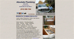 Desktop Screenshot of absoluteplumbingpro.com